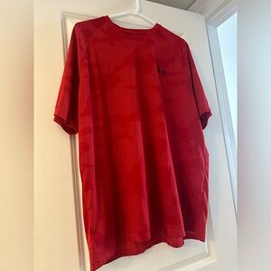 Men’s Under Armour Red Velocity Jacquard Shirt